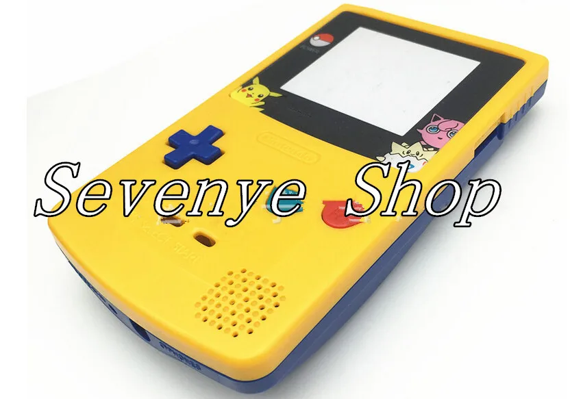 Корпус чехол запасная часть для Gameboy цветная консоль GBC аксессуары Чехлы Желтый