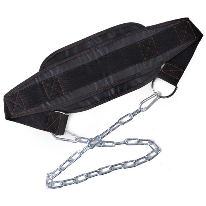 

Weight Lifting Dip Belt With Chain Pull Up Gym Equipment For Power Fitness Bodybuilding Crossfit Strength Muscle Training