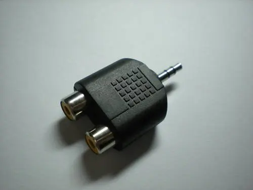 Converter 3.5mm Stereo Plug to Dual RCA Jack 10 pcs per Lot | Обустройство дома