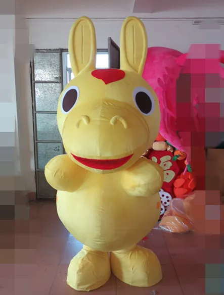 

Latest high quality To deliver high quality adult Cosplay red deer mascot costume Holiday special clothing