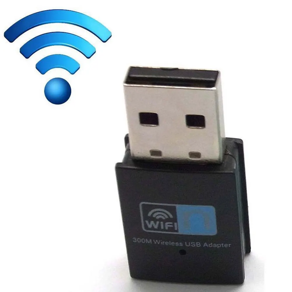 Amdeal 300 м USB 2,0 wifi приемник беспроводной USB адаптер CD драйвер Lan Сетевой ретранслятор черный Универсальный для Raspberry Pi