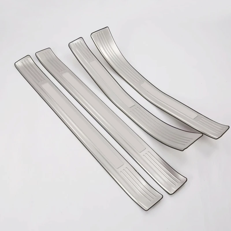 

For Nissan Altima 2019 Stainless Steel Car Accessories Side Door Sill Scuff Plate Pedal Guard Protector 4PCS