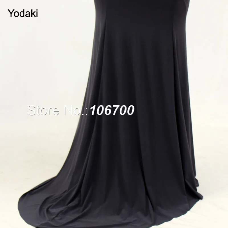 Vestidos de fiesta сексуальный разрез потрясающий с коротким рукавом, на выпускной ручной работы кристалл платье, расшитое бисером черные длинные платья вечерние JA140401 - Цвет: gray