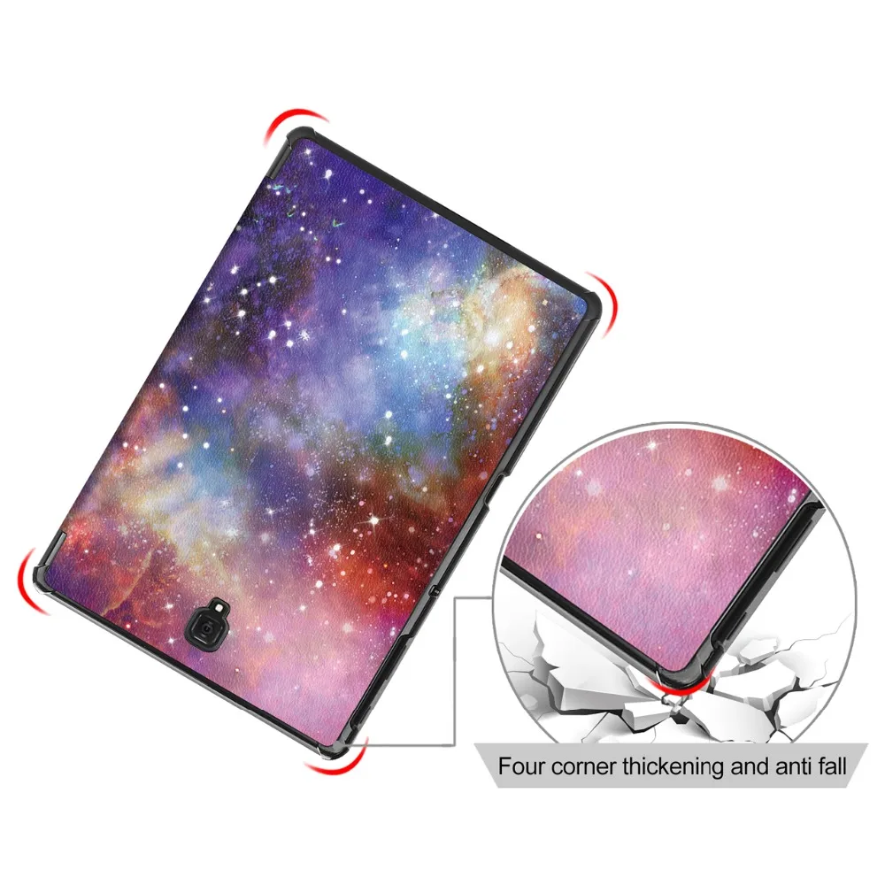 Ультратонкий чехол для samsung Galaxy Tab A 10 5 2018 SM T590 T595 T597 подставка планшета умный +