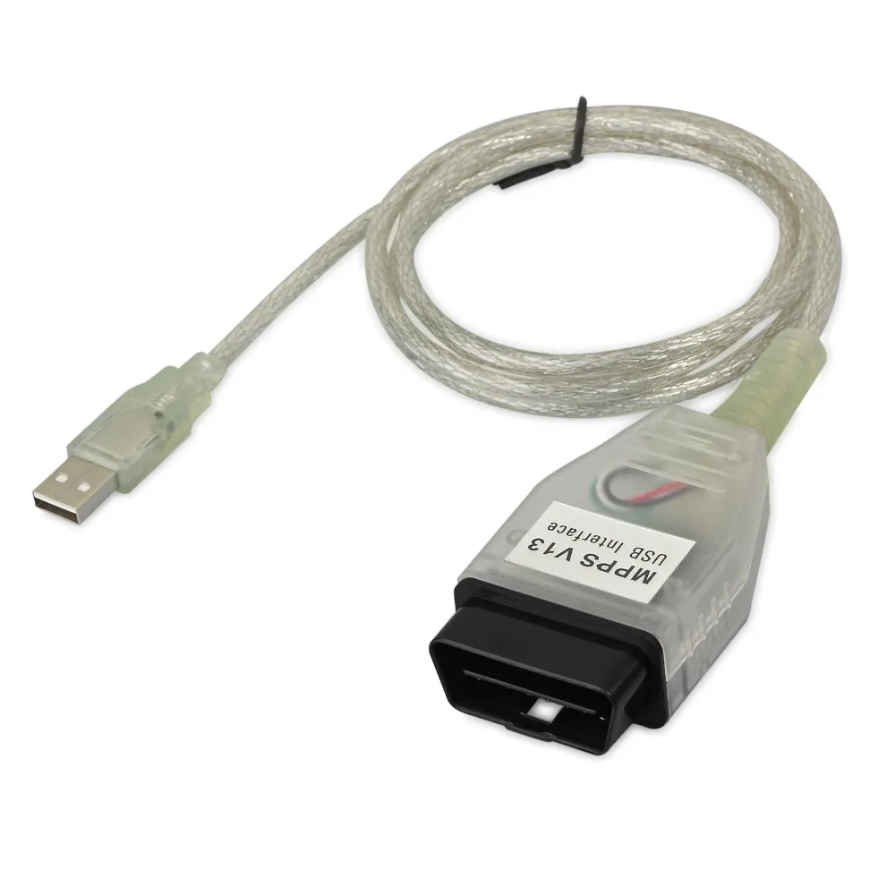 Justech SMPS MPPS V13.02 Интерфейс VAG USB кабель с cd-драйверами для VW AUDI BMW Citroen Ecu Flasher OBDII OBD2 USB кабель