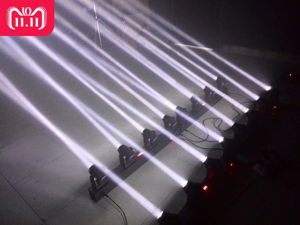 2xlot 4heads 80w led mini beam moving head bar light mini disco light