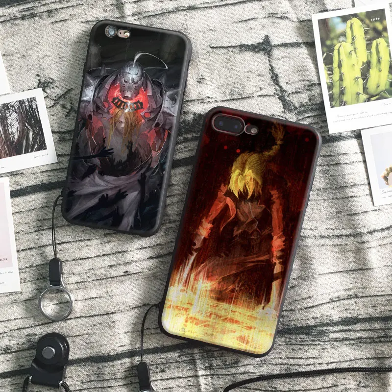 

FullMetal Alchemist Anime soft silicone TPU Phone Case cover Shell For Apple iPhone 5 5s Se 6 6s 7 8 Plus X XR XS MAX