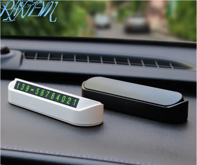 

Car Temporary Parking Card Phone Number Card Plate For Audi A3 8P 8I 8V A4 A5 A6 B5 B6 B7 B8 C5 C6 C7 Q5 Automobile Accessories