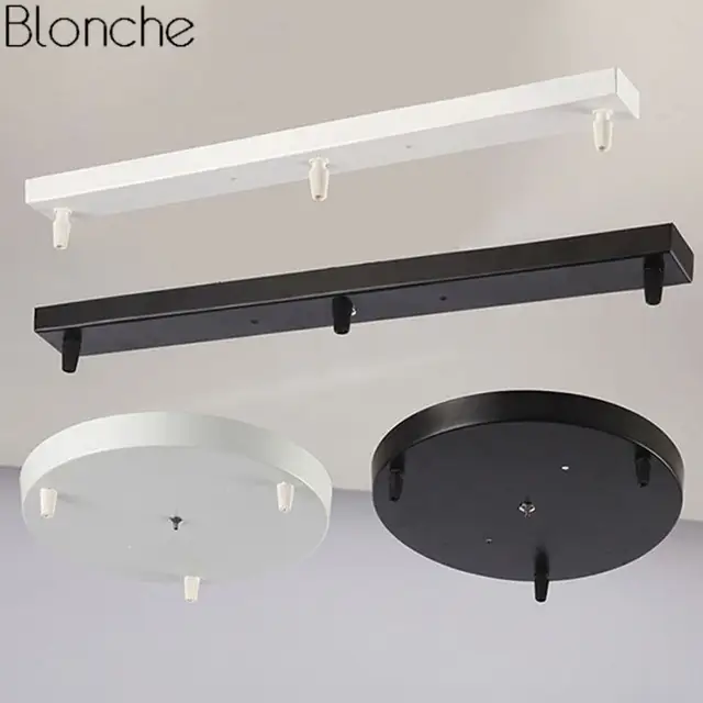 Diy Ceiling Lamp Base Canopy Plate Vintage 3 Hole Chandeliers Diy Ceiling Lamp Base Canopy Plate