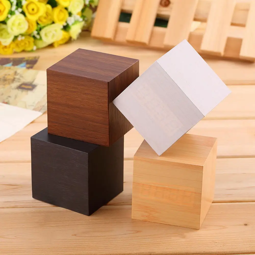 Chinese Style Sound Control Wooden Wood Square LED Alarm Clock Desktop Table Digital Thermometer Wood USB/AAA Clock Chinese Style Sound Control Wooden Wood Square LED Alarm Clock Desktop Table Digital Thermometer Wood USB/AAA Clock