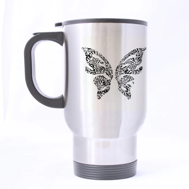 Butterfly Custom Design Travel Mug Sports Bottle Coffee