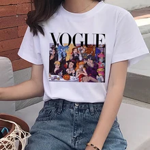 ; Новинка; сезон лето футболка с принтом Для женщин эстетическое Забавные футболки с героями мультфильмов в стиле 90-х принцессы Harajuku футболка корейский стиль футболки женские