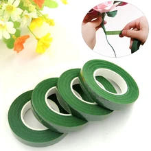 1 Pc 30 Yard Verde Floreale Stem Nastro Nastro di Cancelleria Fai da Te Nastro Adesivo Decorativo Richiudibile Elastico Nastro di Nylon Forniture di Fiori