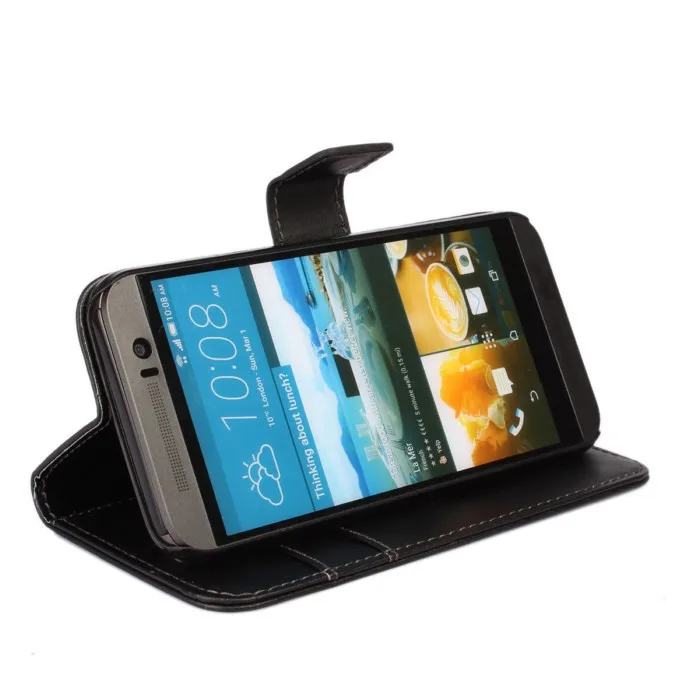 hTC One M9 PU Wallet Case (4)