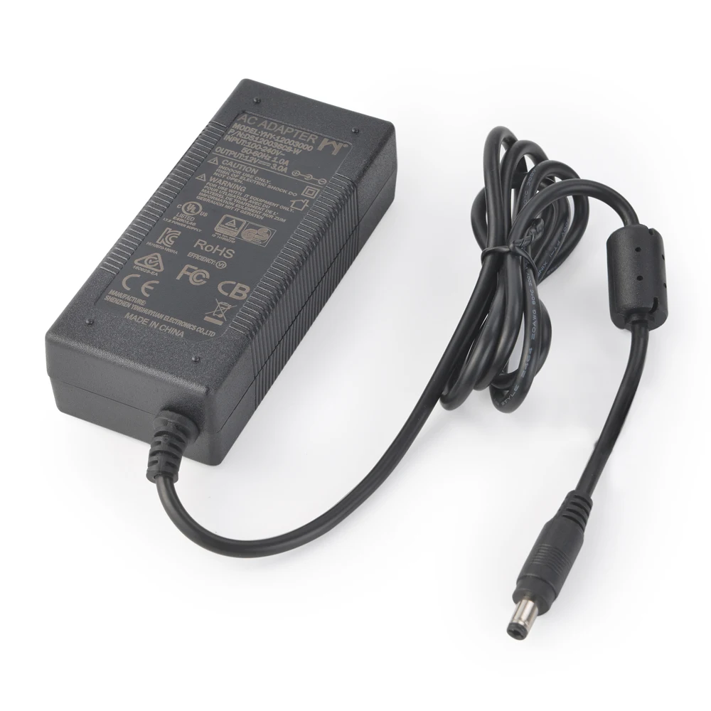 12V 1.0A Power Adapter - Replacement For ADS-12AM-12 12012EPCU Power Supply