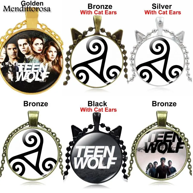 Mendittorosa прочный Чехол Teen Wolf бижутерия со стеклянными кабошонами с