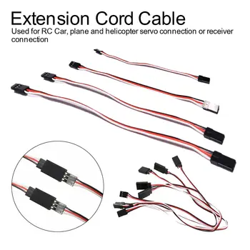 

RC servo extension cable cable wire JR for Rc helicopter Rc drone 10 100mm / 150mm / 200mm / 300mm / 500mm