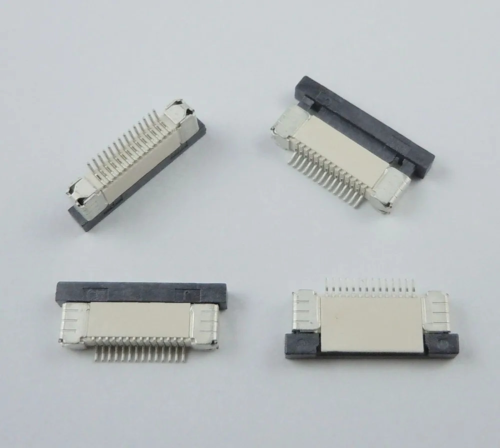 

100Pcs 0.5mm-14P Drawer Mode Low Contact Type 14Pin 0.5mm Pitch FFC FPC Connector for LCD screen interface of MP3/DVD/Phone