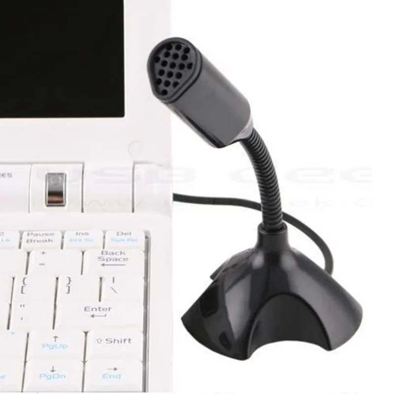 Studio Speech Mini USB Microphone Stand Mic With Holder For Microfono Computer Microphones For PC Laptop Microphone Accessories