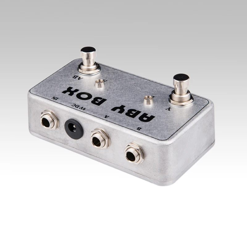 ¡Selector ABY hecho a mano que combina la caja del interruptor de la guitarra del pedal/BYPASS verdadero! Amplificador/pedal de guitarra AB/Y ¡Selector ABY hecho a mano que combina la caja del interruptor de la guitarra del pedal/BYPASS verdadero! Amplificador/pedal de guitarra AB/Y