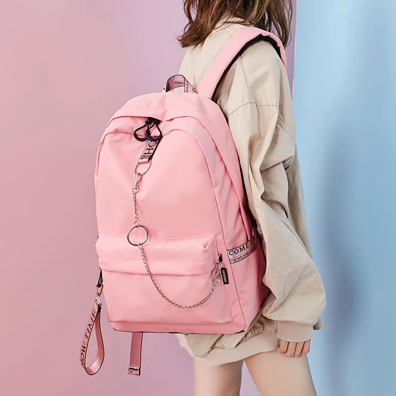 Tourya Модный водонепроницаемый тканевый женский рюкзак для колледжа, школьные сумки для девочек-подростков, рюкзак, рюкзак для путешествий, рюкзак Mochila