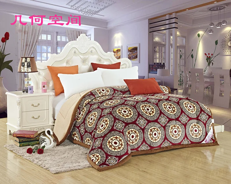 Fashion comfortable winter warm quilt, weight 4500g, size 200x230cm Jindiaorong Cashmere. The