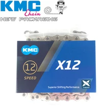 KMC X12 серебро MTB горный велосипед цепь для дорожного велосипеда 126L 12 скоростные Волшебные звенья с оригинальной коробкой для Shimano SRAM Campagnolo