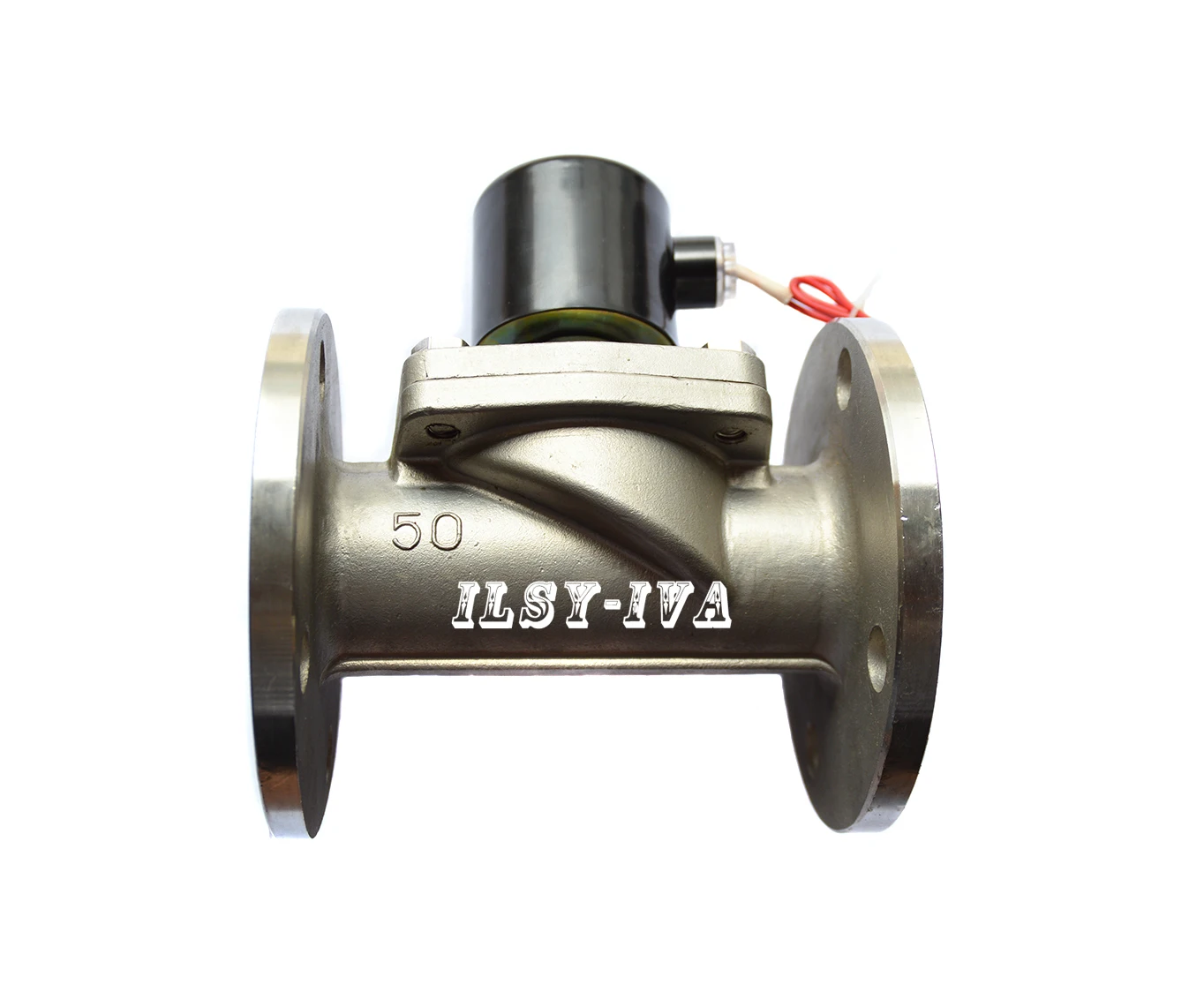 DN50 AC220V нержавеющая сталь нормально закрытый фланцевый электромагнитный