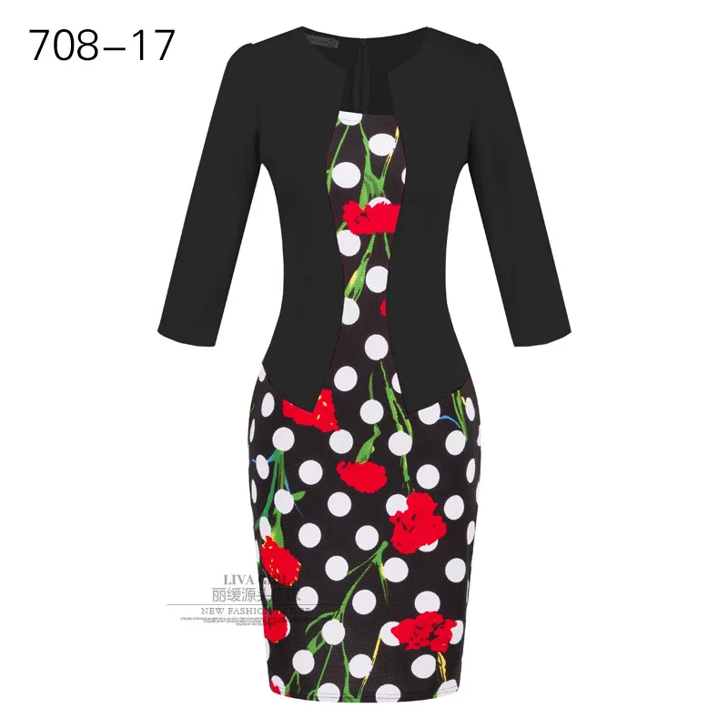 Элегантный Для женщин деловая модельная одежда Bodycon Повседневное плед печати