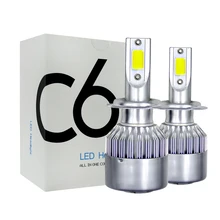Muxall 2 Pcs 9005 HB3 H11 H7 H4 Led H11 H1 H8 H9 lampadina 72 W 8000lm Fari Auto Led lampada Con Ventilatore Ha Condotto La Luce 6000 k Bianco 12 V