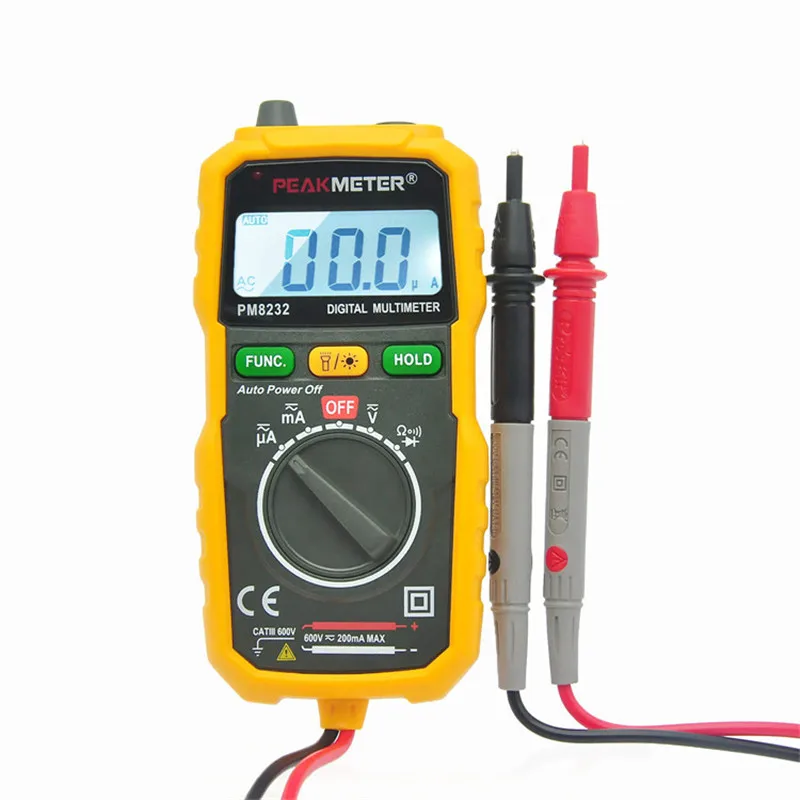 free shipping handhold digital multimeter current resistance