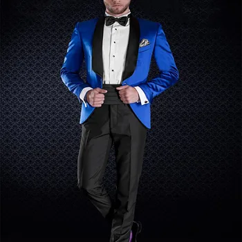 

NoEnName_Null 2017 Classic 1 Button wedding Suits For Men Clothes Groom Tuxedos Groomsman Suit Custom Made Man Suit (jacket+pan