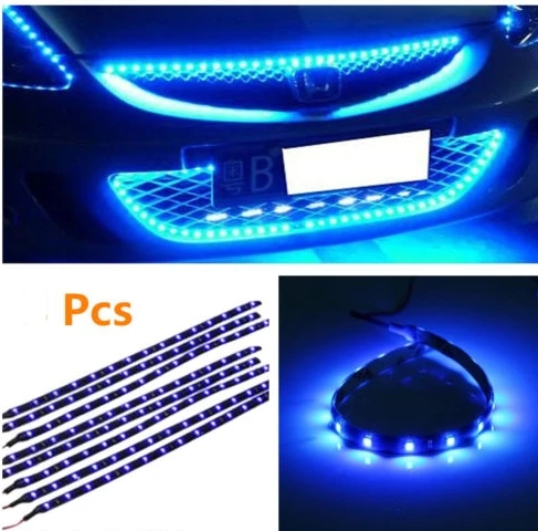 red blue light for car grill