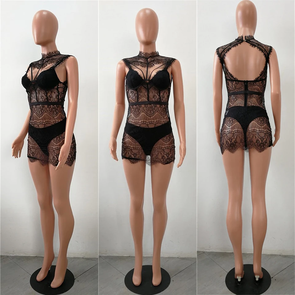 ZYFPGS 2019 Spring Top Women Bodysuit Black Sexy Pattern Lace Womens Jumpsuit Fashion Hollow Personality Sales Red Hot Z1209 ZYFPGS 2019 Spring Top Women Bodysuit Black Sexy Pattern Lace Womens Jumpsuit Fashion Hollow Personality Sales Red Hot Z1209