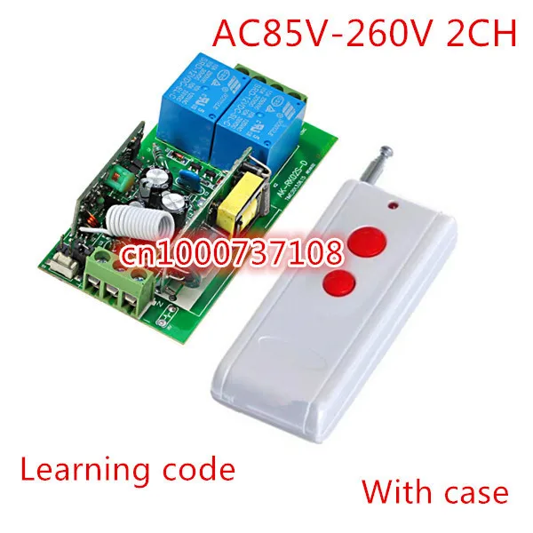 

AK-RK02S-D wireless rf remote control on off switch AC220V AC110V AC230V Learning code relay switch with CE