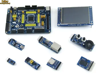 

STM32 Board STM32F103VET6 STM32F103 ARM Cortex-M3 STM32 Development Board + 7 Accessory Module Kit =Open103V Package A