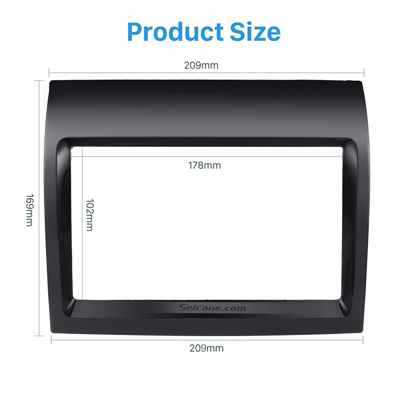 Seicane beautiful Black Adapter DVD Player 2Din Car Fitting kit Car Radio Fascia Frame Panel for 2011 FIAT DUCATO Dash Mount Kit Seicane beautiful Black Adapter DVD Player 2Din Car Fitting kit Car Radio Fascia Frame Panel for 2011 FIAT DUCATO Dash Mount Kit