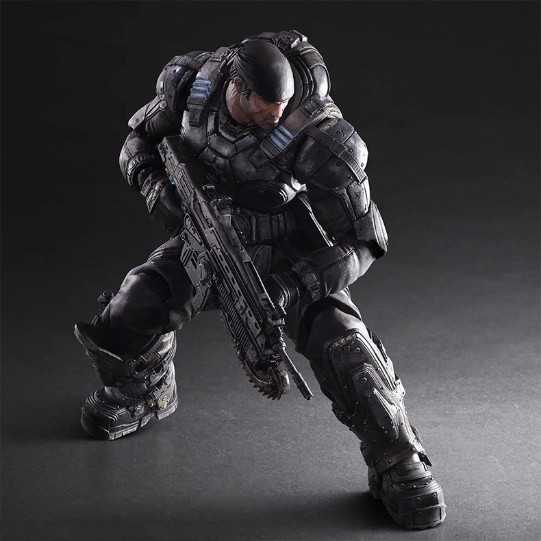 Играть Искусство Kai игра Gears of War 3 Маркус Fenix полная фигурка brinquedos персонаж Playarts Коллекция Модель игрушки