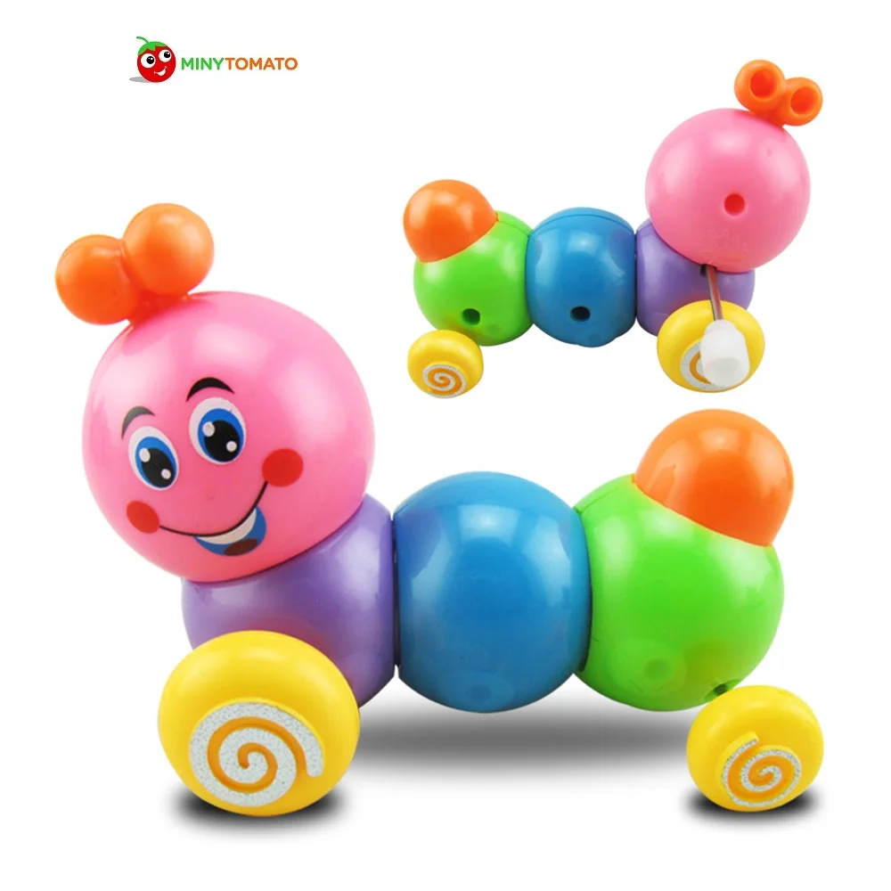 Free ShippingCute Cartoon Colorful Insect Wind Up Baby Toys Children Developmental Educational