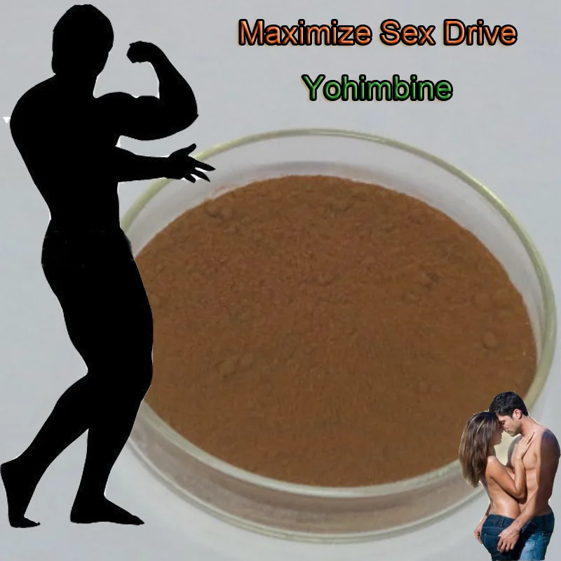 Maximiser libido 25 g de nourriture pure Yohimbine extrait d'écorce de