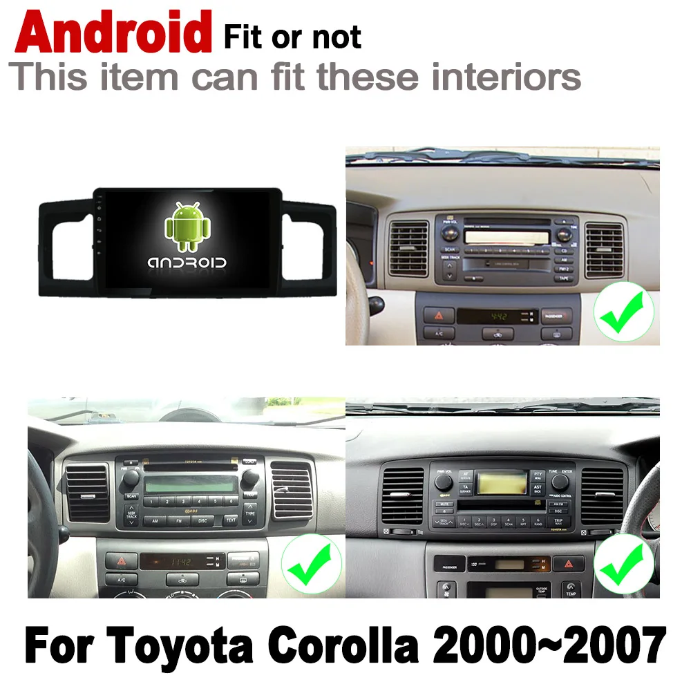 Автомобильный gps Navi карта для Toyota Corolla 2000 2001 2002 2003 2004 2005 2006 2007 HD ips экран DSP Android мультимедийный плеер радио