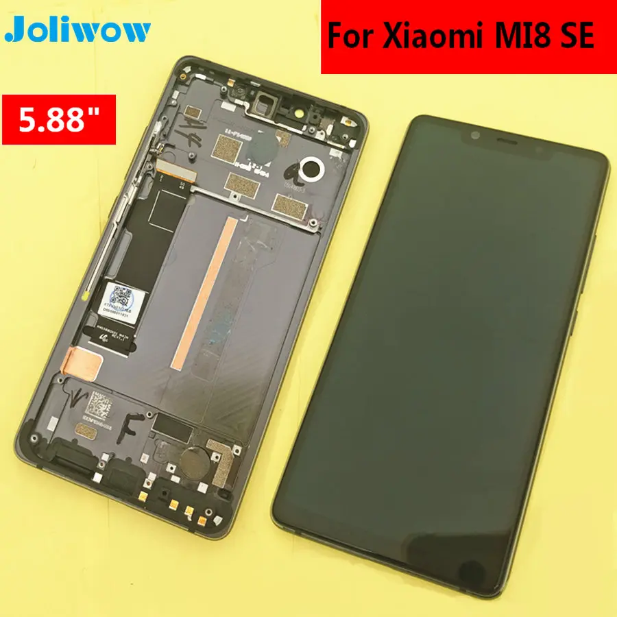 Протестировано! 5,8" для Xiao mi 8 SE mi 8 SE mi 8SE ЖК-дисплей+ сенсорный экран с рамкой дигитайзер в сборе запасные аксессуары