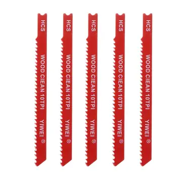 

5Pcs/set U-shank High Carbon Steel Reciprocating Saw Blades Wood Metal Cutter Jig Saw Blades Set