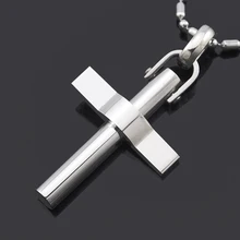 ATGO кресты цепи 316L Нержавеющая сталь крест кулон ожерелье Женщины Мужчины Титаник Кристиан украшения для любителей в стиле хип-хоп BP1161