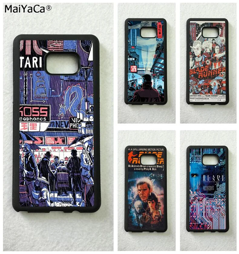 

blade runner poster silicone edge cell phone case for samsung s6 edge plus s7 edge s8 s9 s10 plus lite e note8 note9 cover case