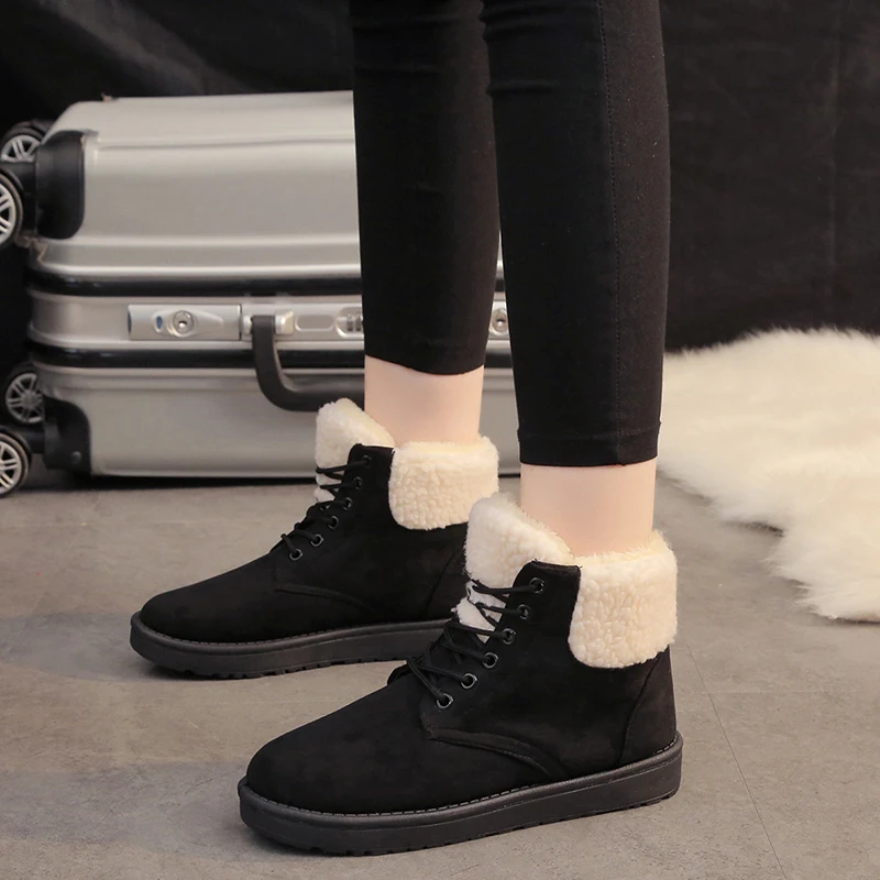 

Women's Boots High To Help Comfortable Snow Boots Women's Winter Warm Casual Cotton Shoes Fashion Walking Shoes Zapatillas Muier