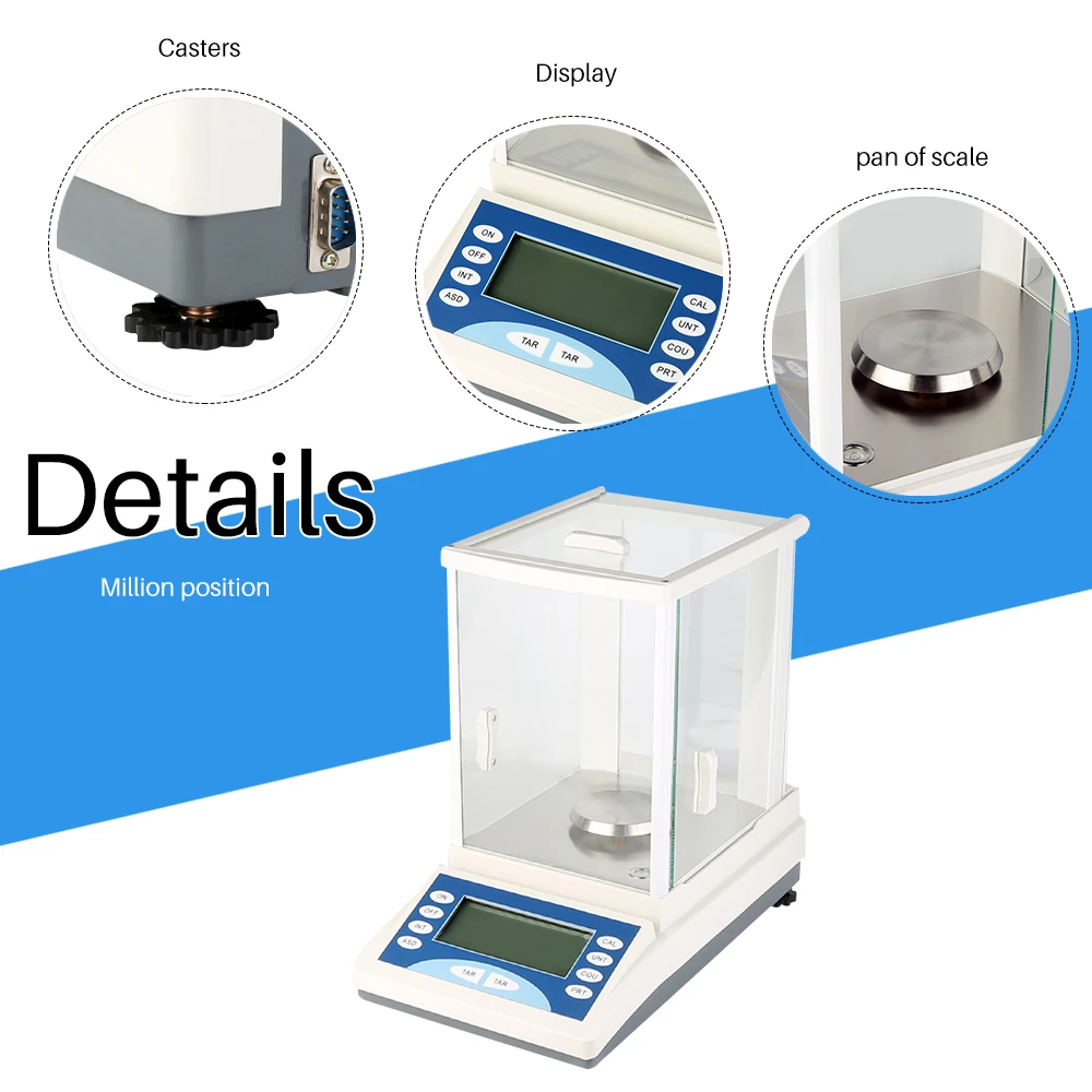 0,0001 г аналитические весы 100x0,0001 г 200x0,0001 г 0,1 мг лабораторные цифровые точные весы