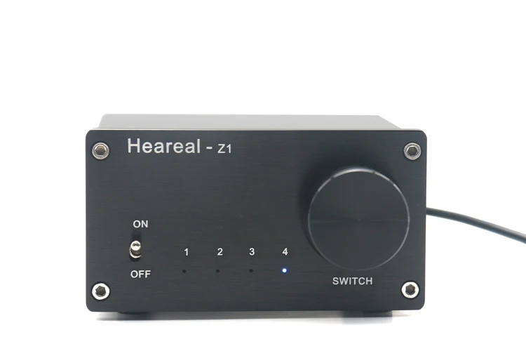 Lossless Hifi аудио коммутатор 4 в 1 выход/1 в 4 выход аудио вход селектор