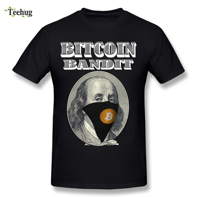 2018 Men's Bandit Bitcoin T Shirts New Arrival 100% Cotton T-Shirt Fashion Streetwear Short Sleeve