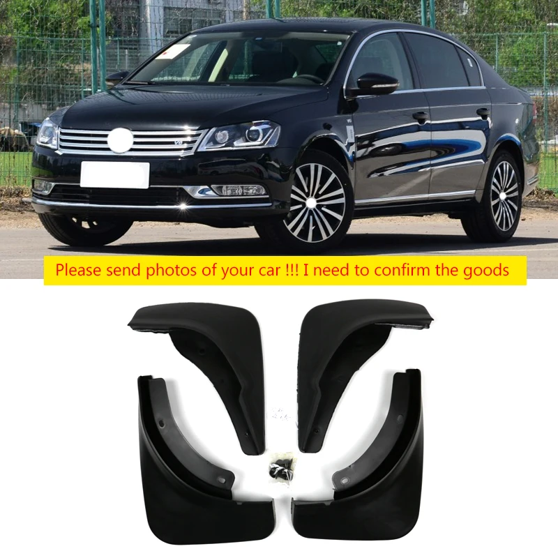 

Front Rear Molded Car Mud Flaps For European VW Passat B7 2011-2014 2012 2013 Mudflaps Splash Guards Mud Flap Mudguards Fender